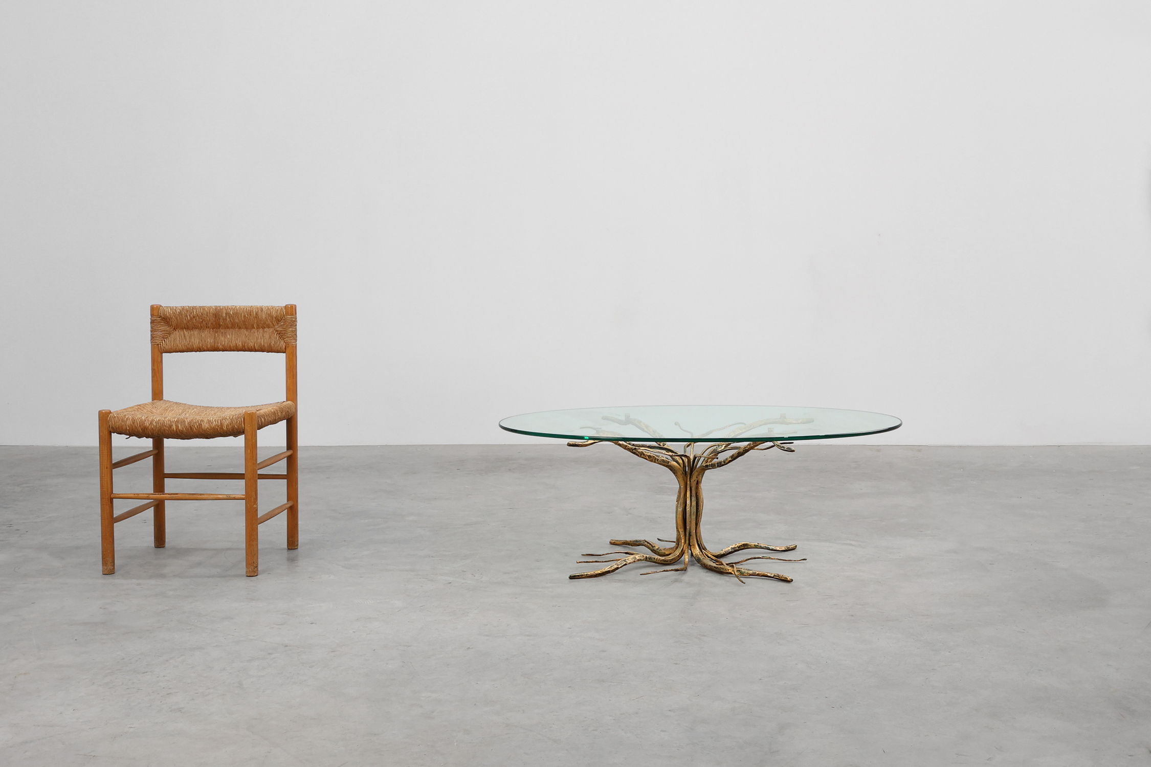 Mid-century forged metal coffee table by Salvino Marsura, Italy 1960sthumbnail